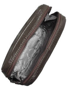 Маленькая сумка коричневого цвета на молнии Gianni Conti