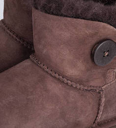 Замшевые полусапоги с натуральным мехом UGG Australia