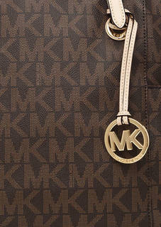 Вместительная сумка с монограммой бренда Michael Michael Kors