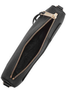 Маленькая кожаная сумка черного цвета Rebecca Minkoff