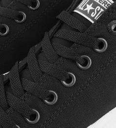 Текстильные кеды черного цвета Converse