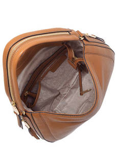 Коричневая сумка из натуральной кожи Michael Michael Kors