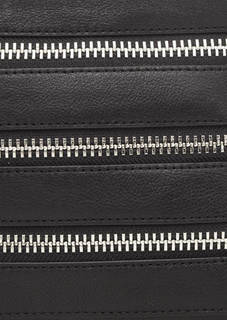 Черная кожаная сумка через плечо Rebecca Minkoff