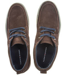 Ботинки из нубука на шнуровке Tommy Hilfiger