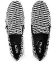 Текстильные слипоны с покрытием из искусственного материала Michael Michael Kors