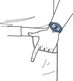 Часы круглой формы с кожаным браслетом Cerruti 1881