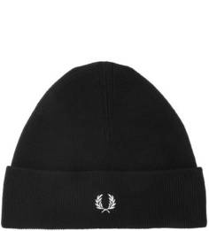 Шерстяная шапка с логотипом бренда Fred Perry