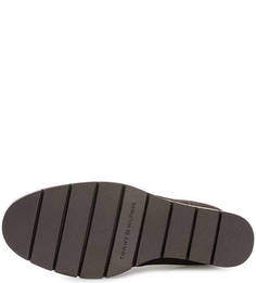 Замшевые ботильоны на танкетке и небольшой платформе Tommy Hilfiger