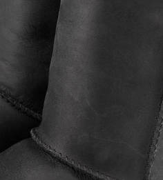 Черные полусапоги из нубка UGG Australia