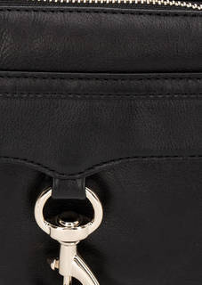 Кожаная сумка на молнии через плечо Rebecca Minkoff