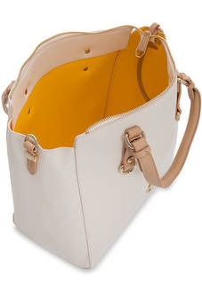 Сумка со съемным карманом и контрастными ручками Trussardi Jeans