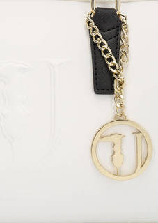 Сумка с короткими ручками и съемным ремнем Trussardi Jeans