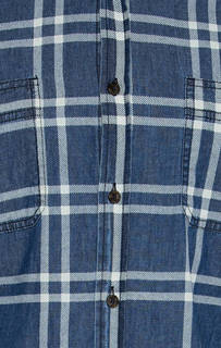 Рубашка из хлопка в клетку с нагрудными карманами Mustang