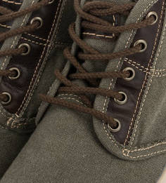 Текстильные ботинки цвета хаки Timberland