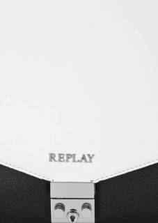 Сумка из искусственной кожи с металлическим декором Replay