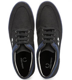 Текстильные кеды с логотипом бренда Fred Perry