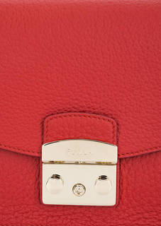 Кожаная сумка с широким плечевым ремнем Furla