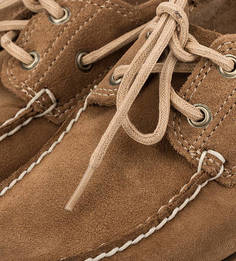 Замшевые коричневые топсайдеры Timberland