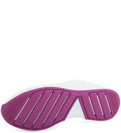 Белые кроссовки с дополнительными шнурками Lacoste