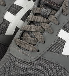 Текстильные кроссовки серого цвета Asics Tiger