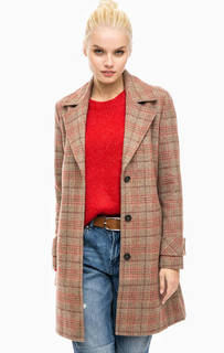 Трикотажное пальто в клетку Pepe Jeans