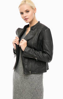 Кожаная куртка косуха Selected