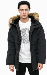 Черная парка с капюшоном Carhartt WIP