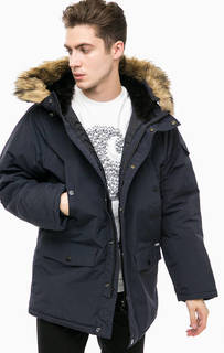 Синяя парка с капюшоном Carhartt WIP