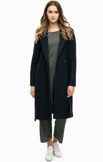 Длинное демисезонное пальто с поясом Ichi
