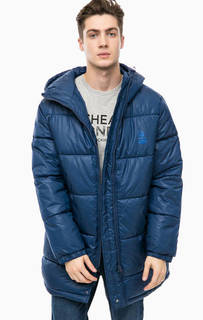 Синяя куртка с капюшоном Cheap Monday