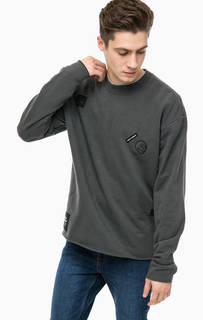 Хлопковый свитшот с нашивками Cheap Monday