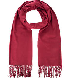 Красный палантин из хлопка Eleganzza