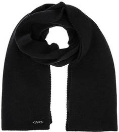 Черный трикотажный шарф Capo