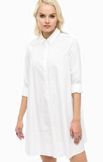 Короткое платье-рубашка из хлопка Glamorous