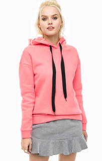 Хлопковая толстовка цвета фуксии Glamorous