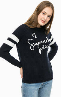 Синий джемпер с высоким содержанием хлопка Superdry