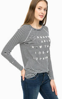 Хлопковая футболка в полоску Superdry