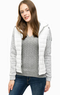 Легкая куртка с вязаными рукавами Superdry