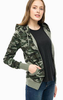 Хлопковая толстовка в стиле милитари Superdry
