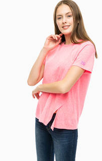Однотонная футболка асимметричного кроя Superdry