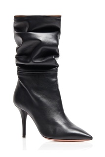 Кожаные полусапоги Aquazzura x Claudia Schiffer