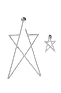 Серьги-звезды с кристаллами Lisa Smith