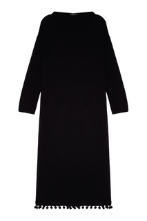 Шерстяное платье с помпонами Max Mara Weekend
