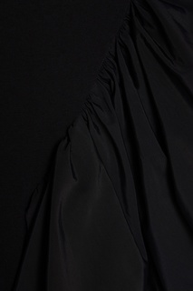 Хлопковая блузка с асимметричным воланом Sportmax