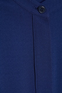 Синее платье-рубашка с поясом Max Mara Weekend