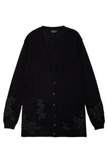 Шерстяной кардиган с вышивкой Ermanno Ermanno Scervino