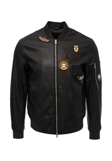 Куртка кожаная Armani Exchange