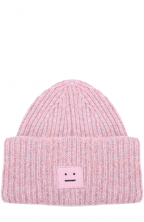 Шерстяная шапка фактурной вязки Acne Studios