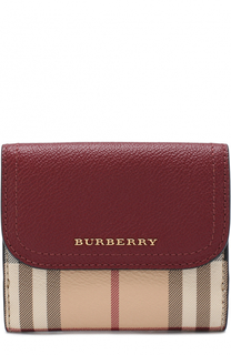 Портмоне из кожи в клетку House Check Burberry