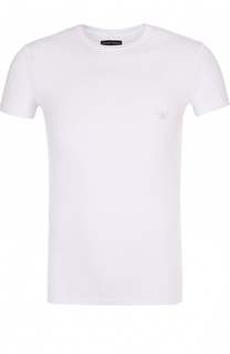 Футболка с круглым вырезом Emporio Armani